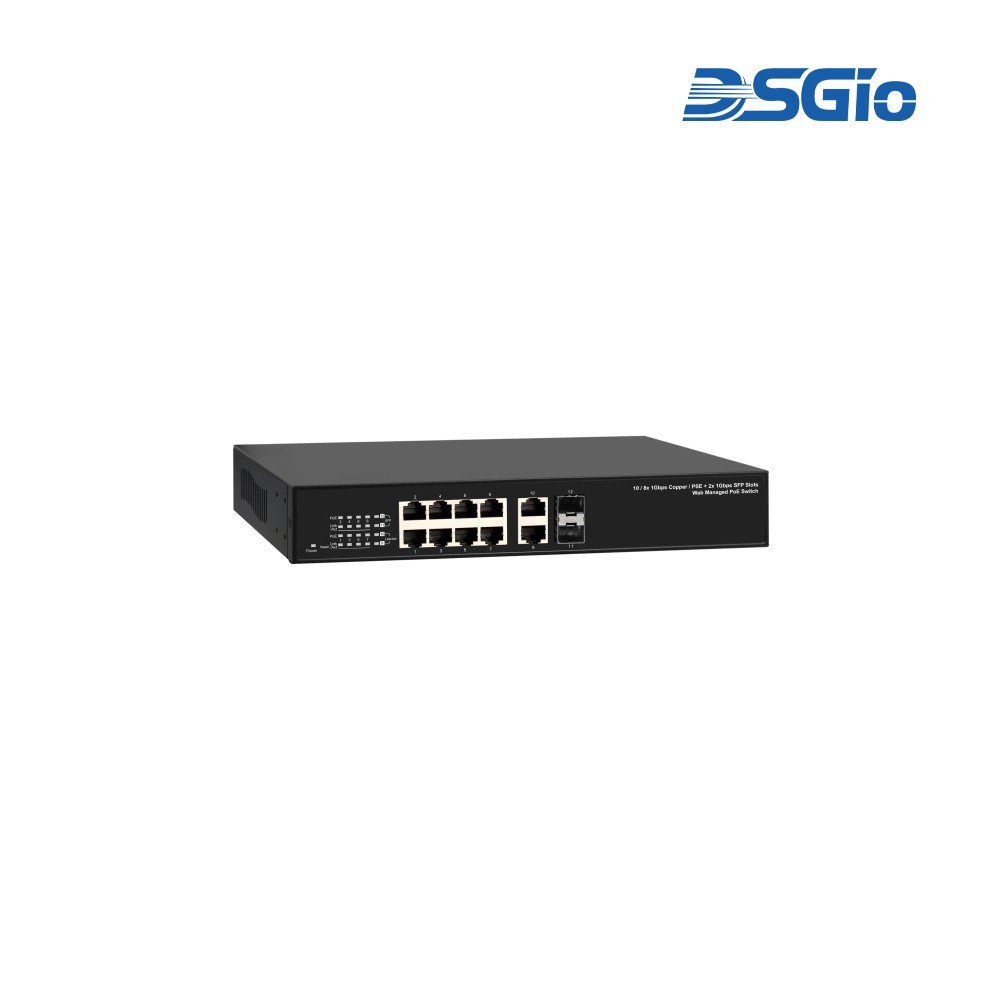 WMPS-8P41GM, Web Smart PoE Switch
