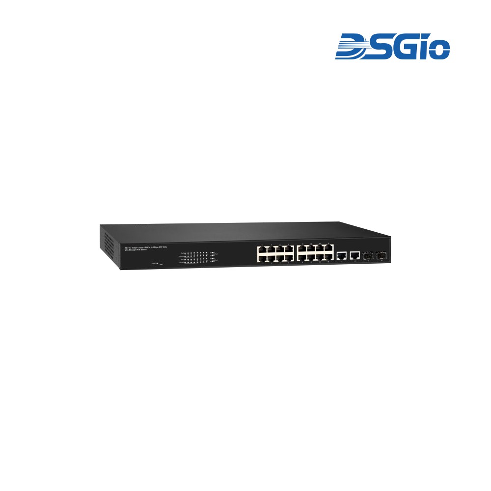 WMPS-16P41GM, Web Smart PoE Switch
